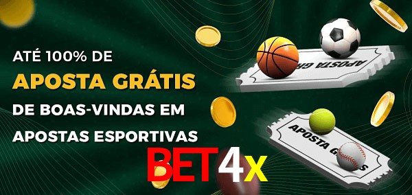 bet4x Ate 100% de Aposta Gratis