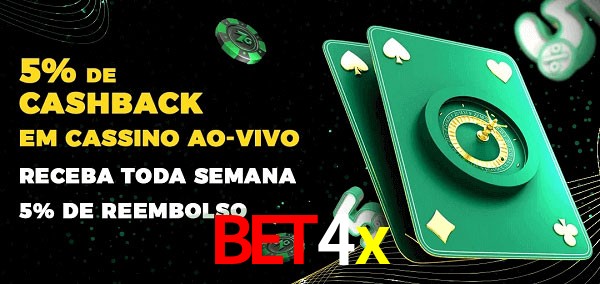 Promoções do cassino ao Vivo bet4x